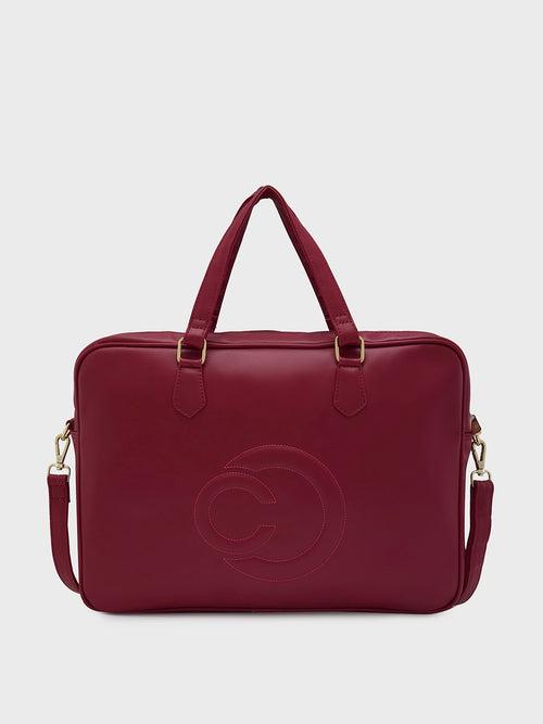 Caprese Dora Laptop Bag Large Solid Women's Office Handbag