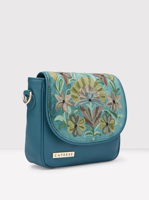 Caprese Tresna Embroidery Large Sling  Handbag