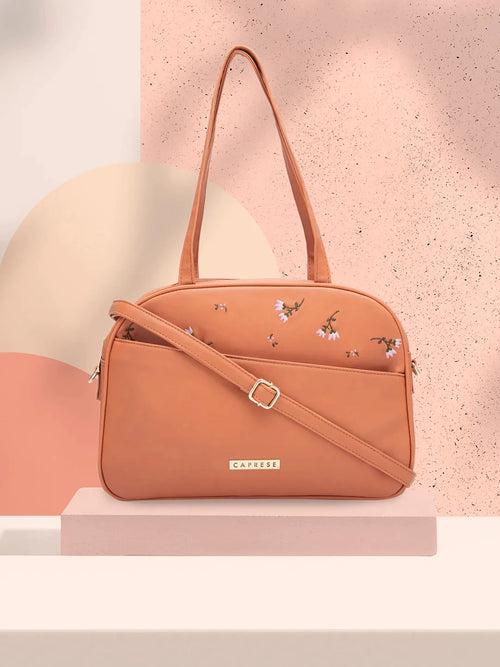 Caprese Adah Satchel Large Tan