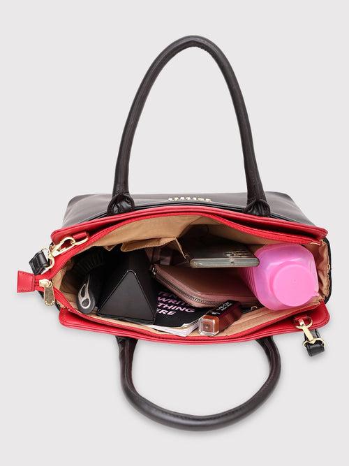 Caprese Lizzy Satchel Medium Solid Women's Handbag