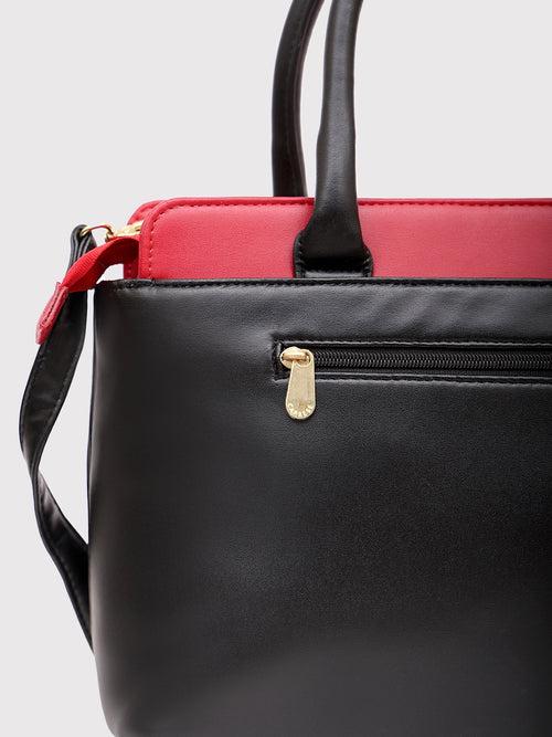 Caprese Lizzy Satchel Medium Solid Women's Handbag