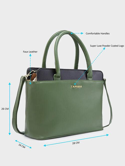 Caprese Lizzy Satchel Medium Solid Women's Handbag