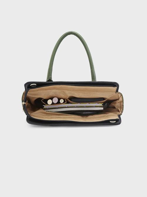 Caprese Lizzy Satchel Medium Solid Women's Handbag