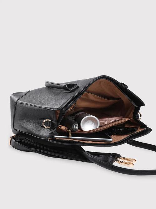 Caprese Milan Satchel Medium Solid Women's Handbag