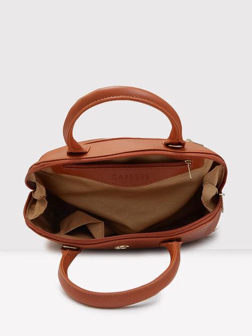 Caprese Zeta Satchel Medium Quilted Women's Handbag