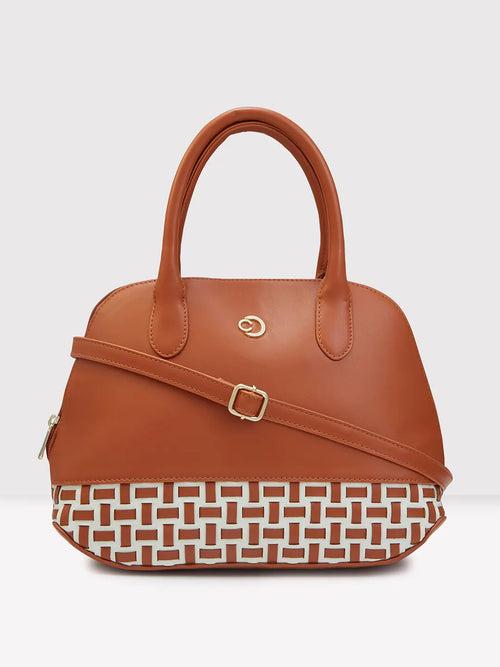 Caprese Zeta Satchel Medium Quilted Women's Handbag