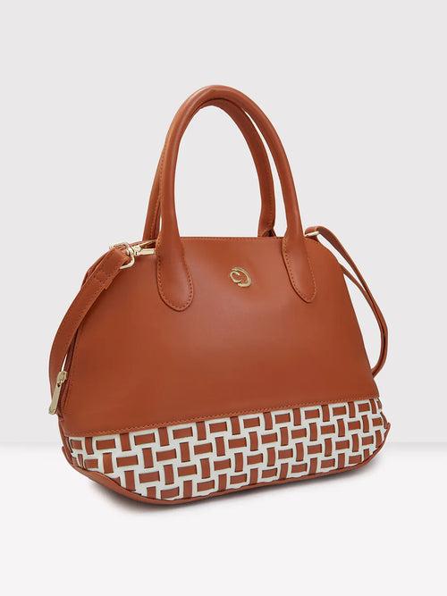 Caprese Zeta Satchel Medium Quilted Women's Handbag