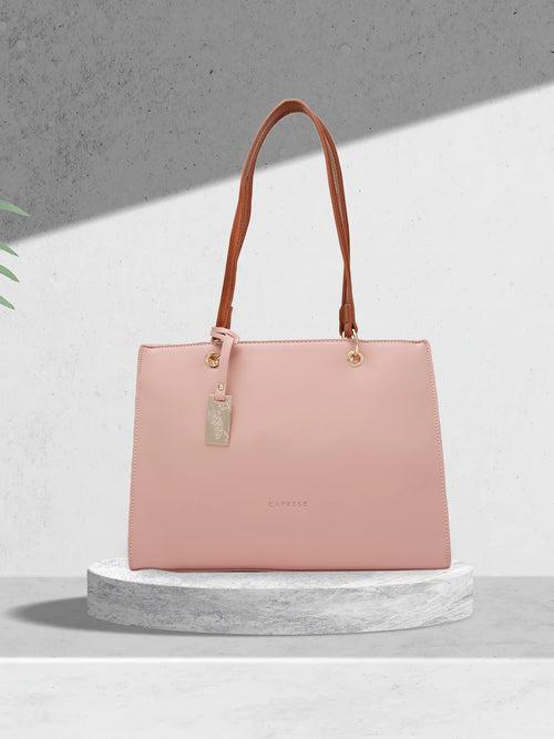 Caprese Inessa Tote Medium Blush Brown