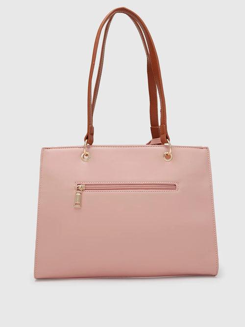 Caprese Inessa Tote Medium Blush Brown