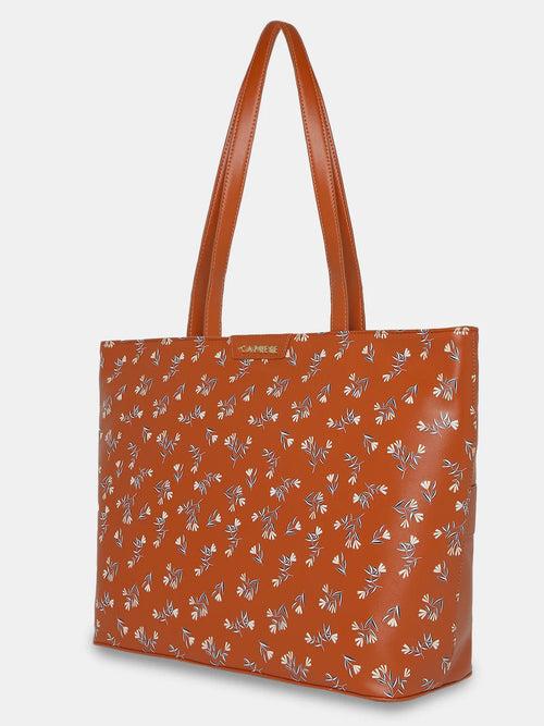 Caprese Merida Laptop Tote Large Printed Women's Office Handbag