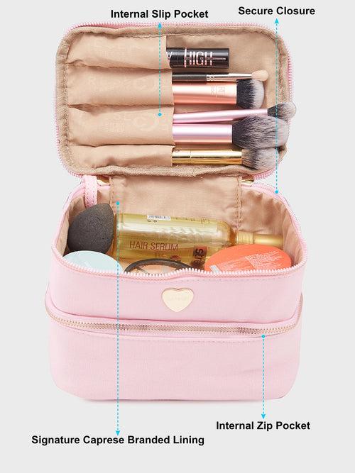 Caprese Keats Vanity Large Blush Handheld Bag