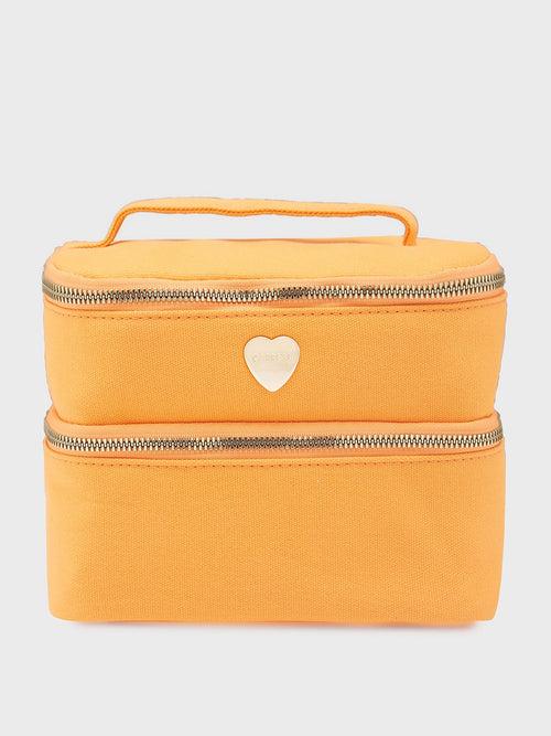 Caprese Keats Vanity Large Orange Handheld Bag