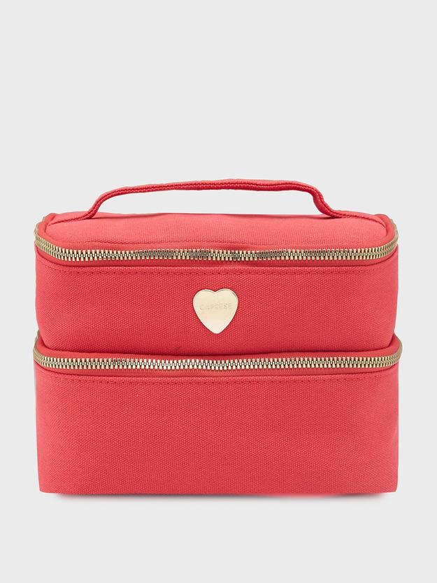 Caprese Keats Vanity Large Red Handheld Bag