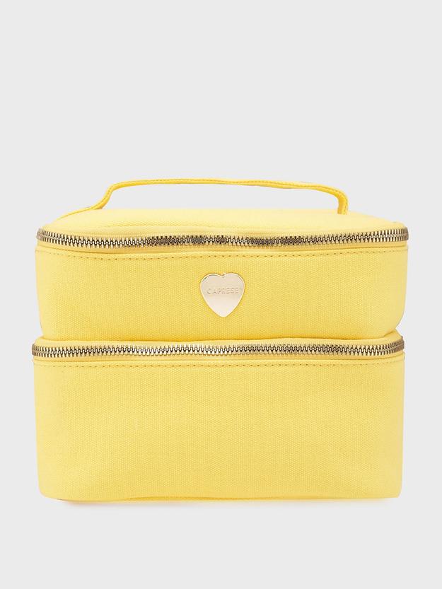 Caprese Keats Vanity Large Yellow Handheld Bag