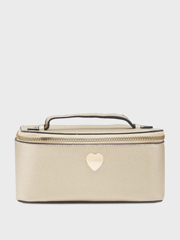 Caprese Keats Vanity Medium Gold Handheld Bag