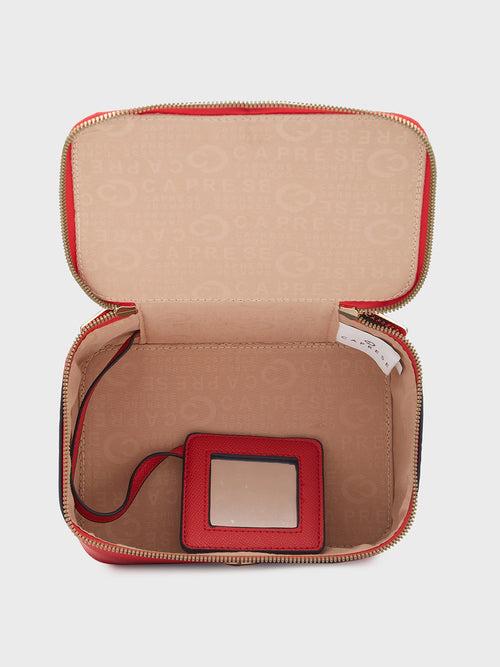 Caprese Keats Vanity Medium Red Handheld Bag