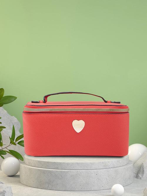 Caprese Keats Vanity Medium Red Handheld Bag