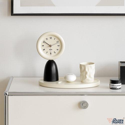 Amora Table Clock - Cream