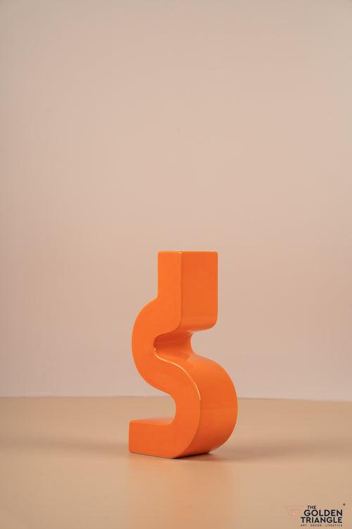 Lombard Candle Stand - Orange