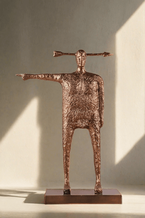 Velos - Man with Arrow Head - Gold