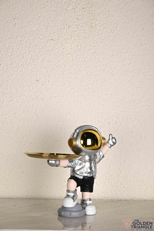 Skyler Astronaut with Tray - Silver