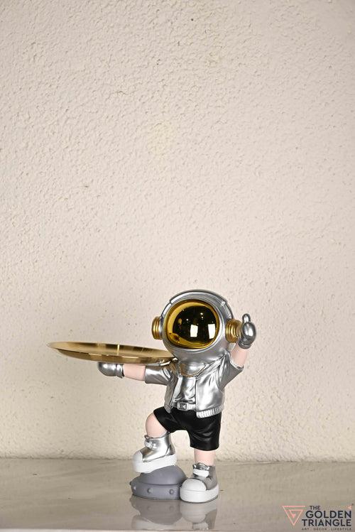 Skyler Astronaut with Tray - Silver