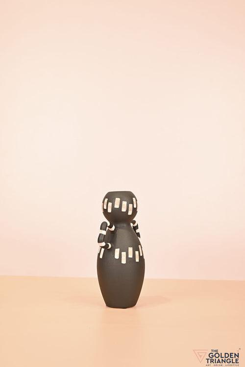 Sakura Ceramic Vase - Black