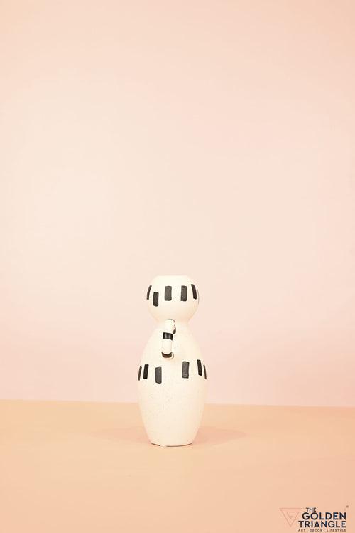 Sakura Ceramic Vase - White