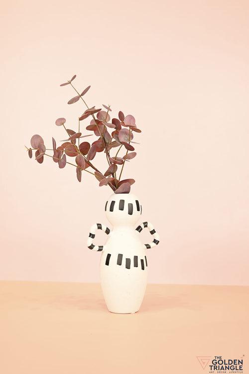 Sakura Ceramic Vase - White