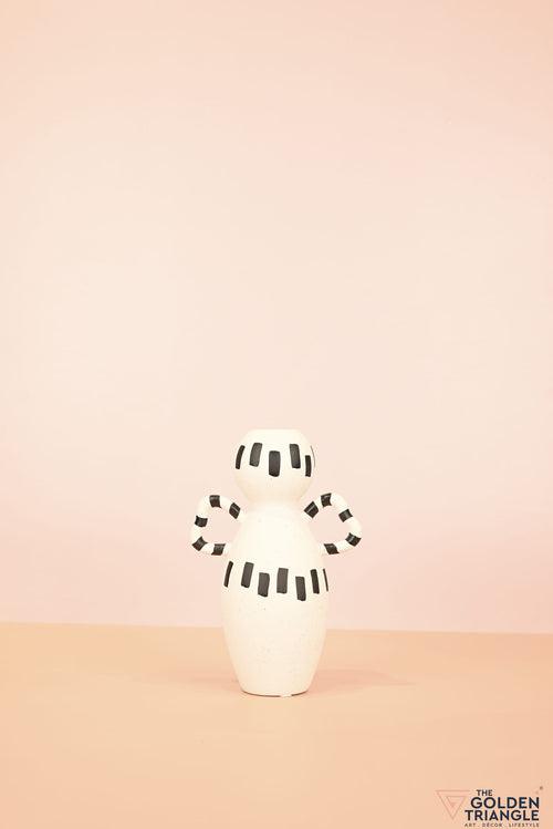 Sakura Ceramic Vase - White