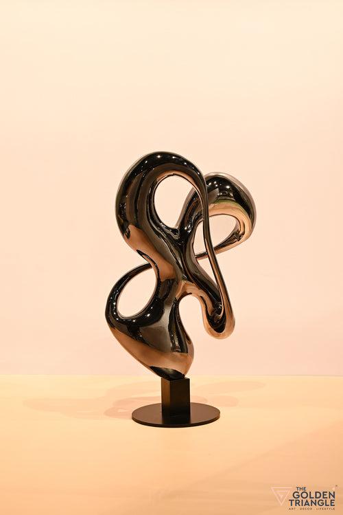 Nebula Abstract Sculpture - Gun Metal