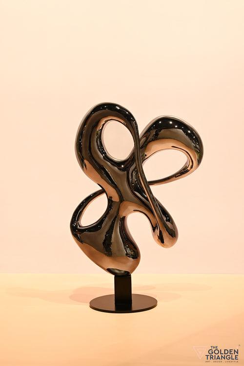 Nebula Abstract Sculpture - Gun Metal