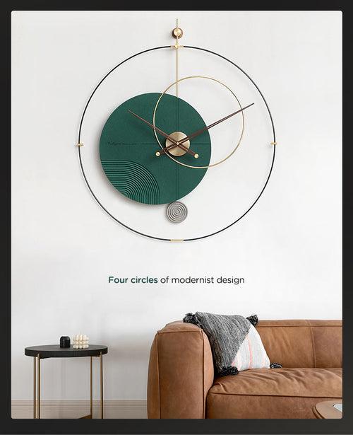 Aurora Wall Clock - Green