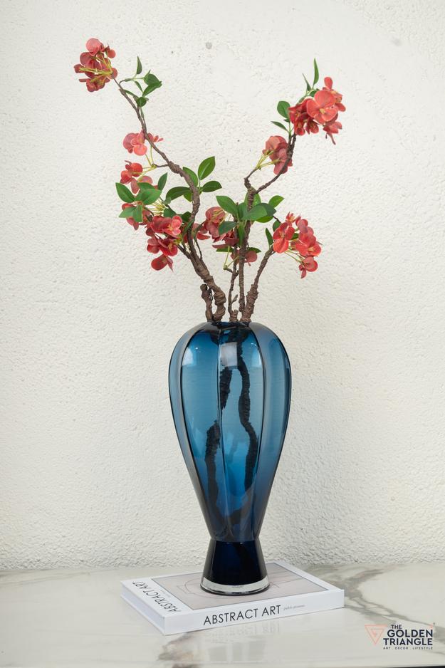 Twilight Glass Vase - Tall - Blue