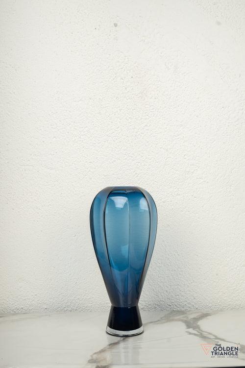 Twilight Glass Vase - Tall - Blue