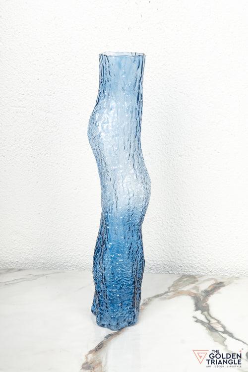 Quasar Glass Vase - Blue