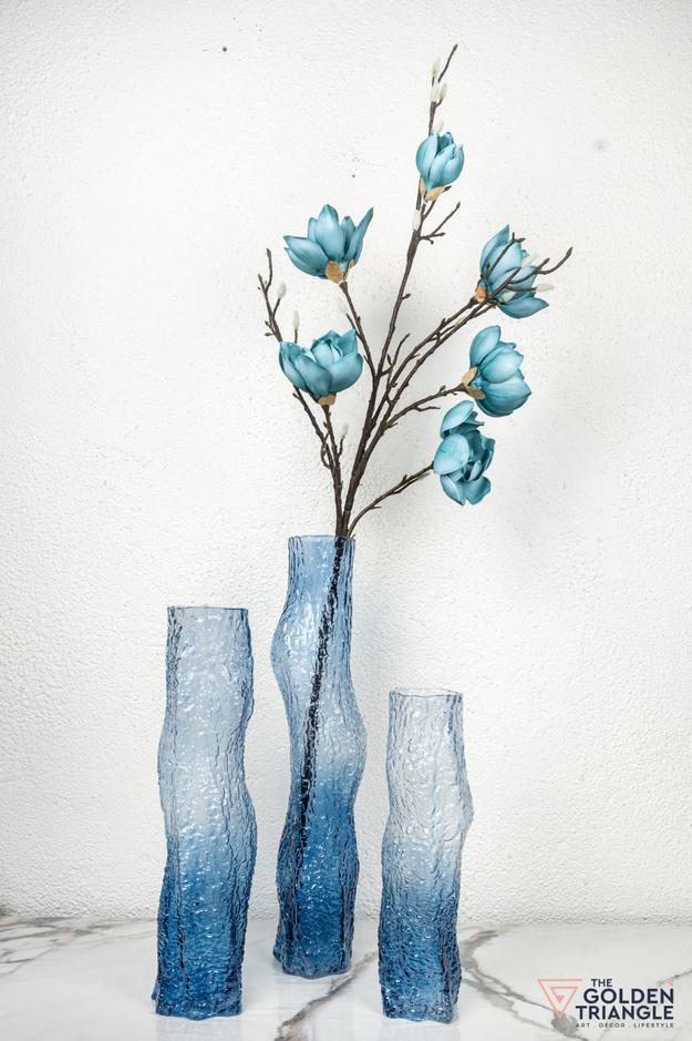 Quasar Glass Vase - Blue