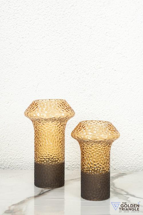 Yonder Glass Vase - Amber