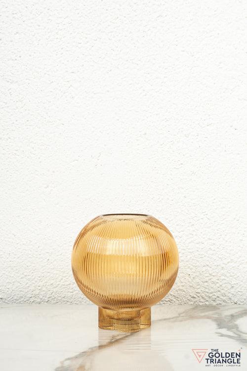 Illume Glass Vase - Amber