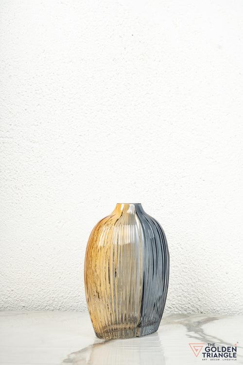 Utopia Glass Vase - Amber & Smoke (Tall)