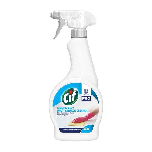 Cif Disinfectant Multi-Surface Cleaner 450ml - Pack of 6