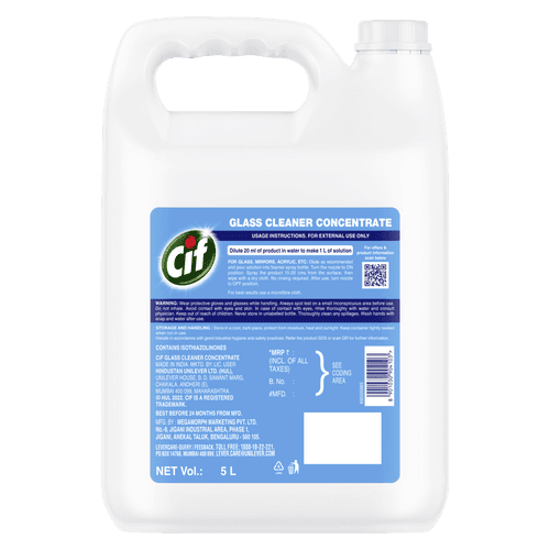 Cif Glass Cleaner Concentrate 5L