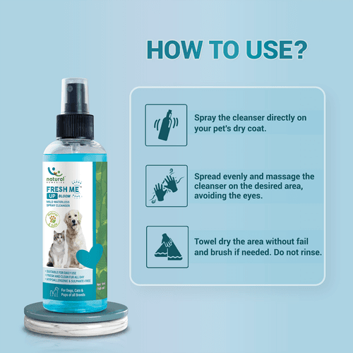 FRESH ME UP BLOOM - Waterless spray cleanser for dogs and cats