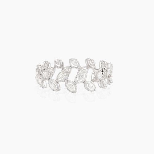 Eden Diamond Leaves Choker Bracelet