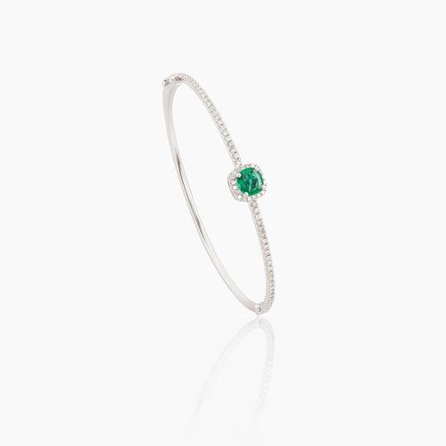 Kelly Diamond & Emerald Bracelet