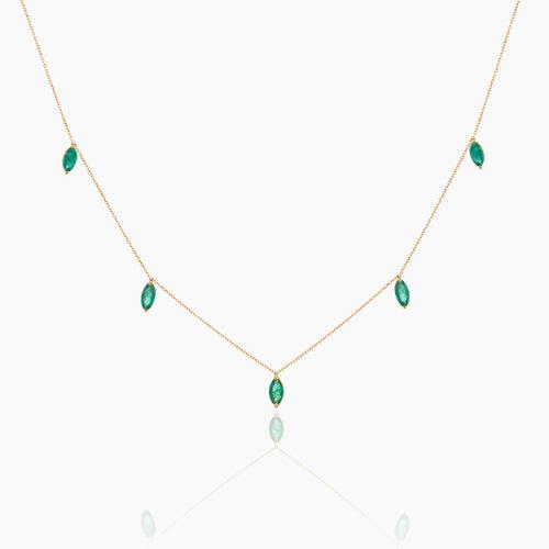 Gale Emerald Necklace