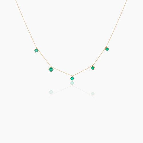 Hazel Emerald Necklace