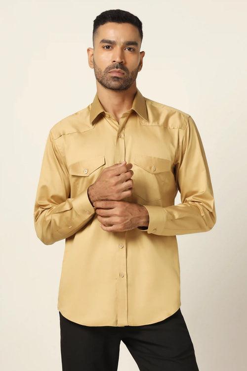 Beige Safari Shirt