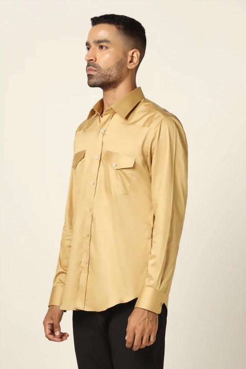 Beige Safari Shirt