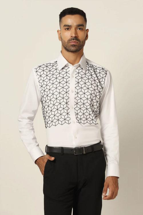 Cube Tuxedo Shirt